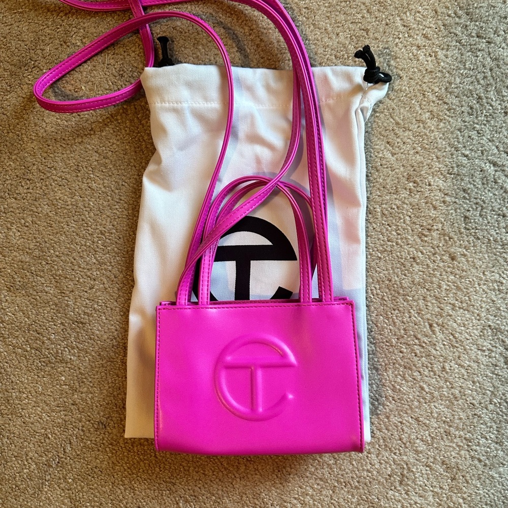 Telfar Vibrant Pink Fuchsia small Bag